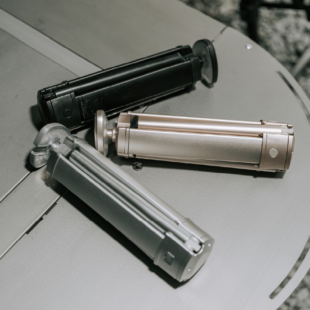 파이넬 N7 미니 블랙 캠핑 스탠드 랜턴 충전식 LED 높이조절 조명