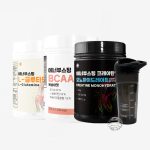 [체험팩] 에너부스팅 L 글루타민 bcaa 크레아틴 파우더 세트 맛있게 먹은 솔직 후기 - 상품 이미지 1