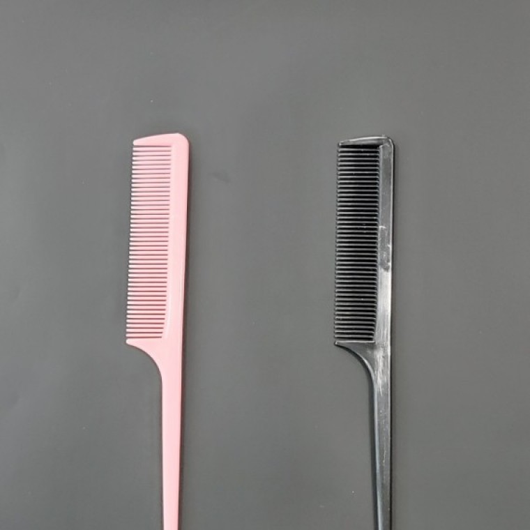 기본빗 촘촘한빗 헤어빗 핑크색상 - 메인 이미지