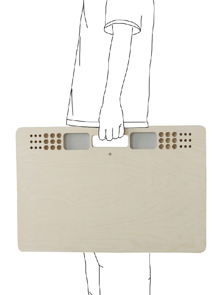 원목 드로잉보드 그림 테이블 스케치 그리기 받침대 접이식 - 상세 이미지 2