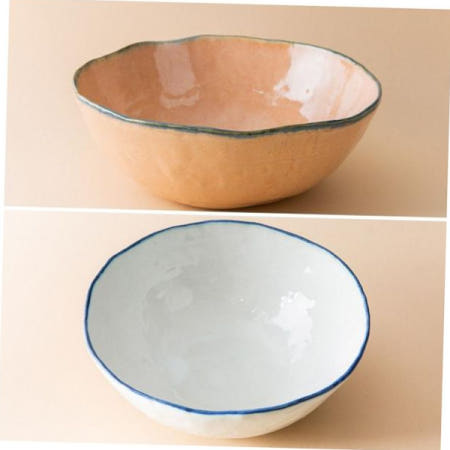 RP_01 우동기 이천도자기 팔레트 냉면기 면기 덮밥 그릇 20.5cm