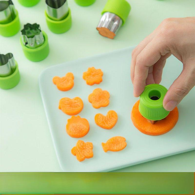 스테인레스 과일 야채 커터 쿠키 모양 금형 다용도 주방 도구 단일 매화