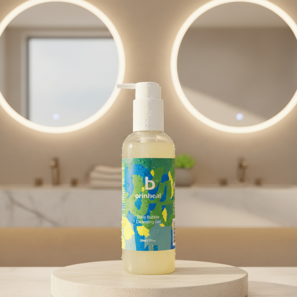 오린힐 데일리 버블 클렌징젤 200ml 비건인증 미산성 약산성 로즈마리향 펌프타입 - 상세 이미지 3