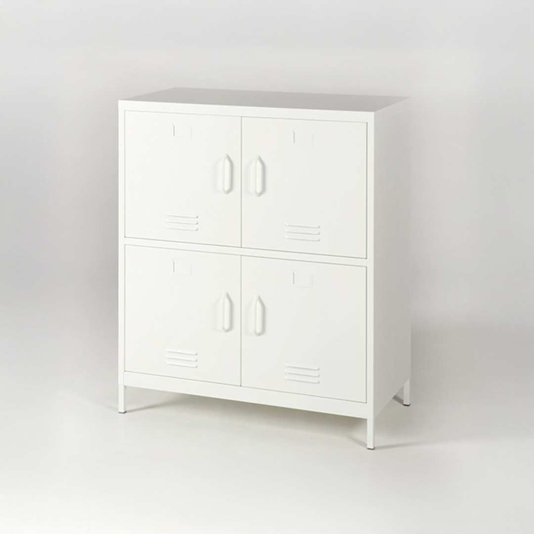 MKB 캐비넷 4문 수납장 9131110 913x455x1110mm, 2단, 화이트 5470.6337 이미지 6