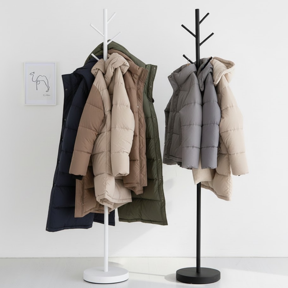 무거운 스탠드 행거 옷걸이행거 튼튼한 철제 고정식 옷 헹거