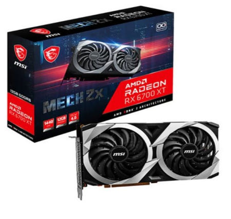 MSI MSI 라데온 RX 6700 XT 메크 OC D6 12GB 그래픽카드, MS-V398V3