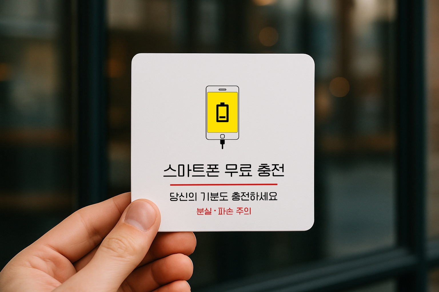 스마트폰 충전 안내 표지판 097 100x100 - 상품 이미지