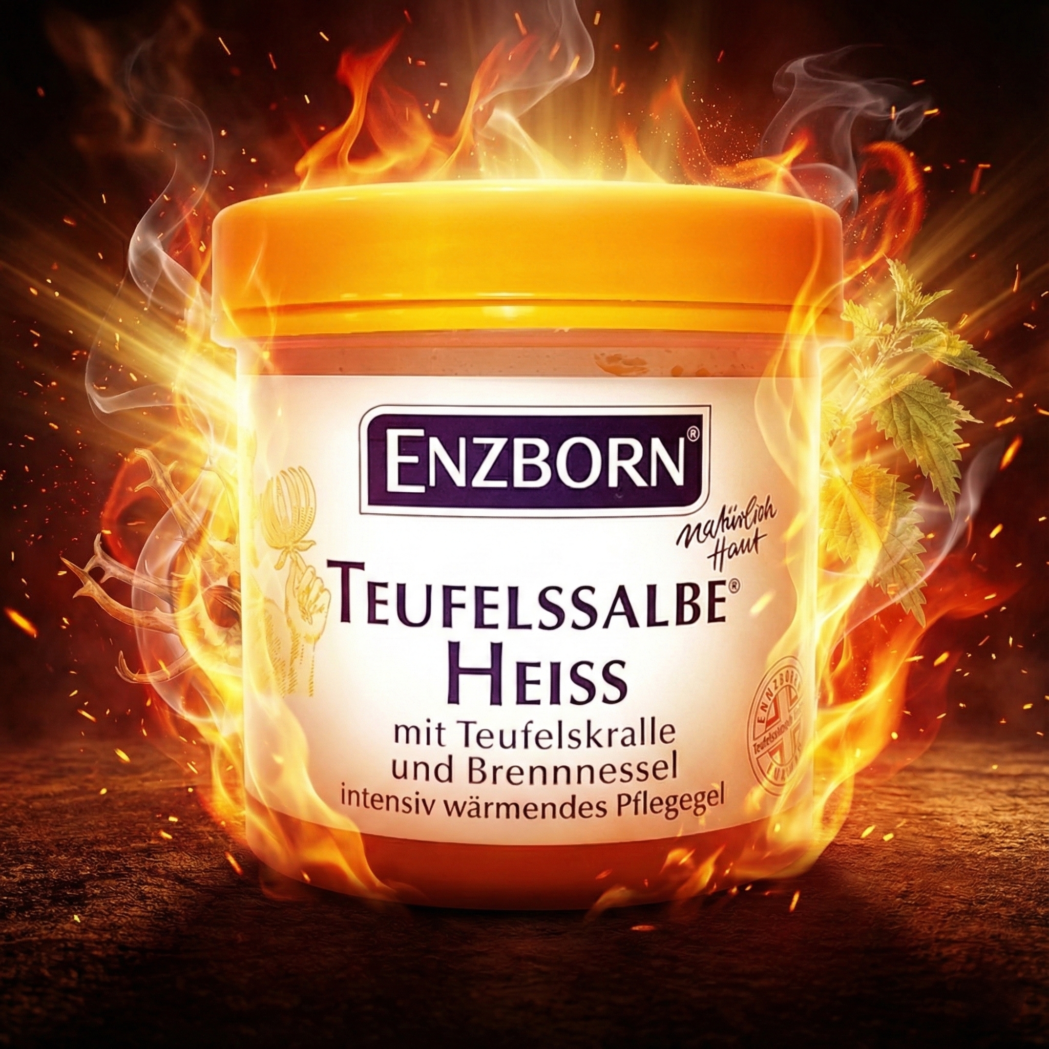 엔즈본 악마의발톱 핫 200m 근육통 리커버리 관절통 무릎 허리 운동 통증완화 크림 제품 이미지