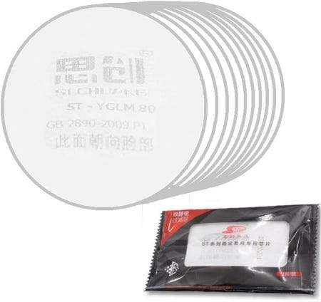 [해외]쿤양 오리지널 유기 증기 카트리지 필터 면(50개 흰색 3.15cm 정전기 용해 면 PP 부직포)