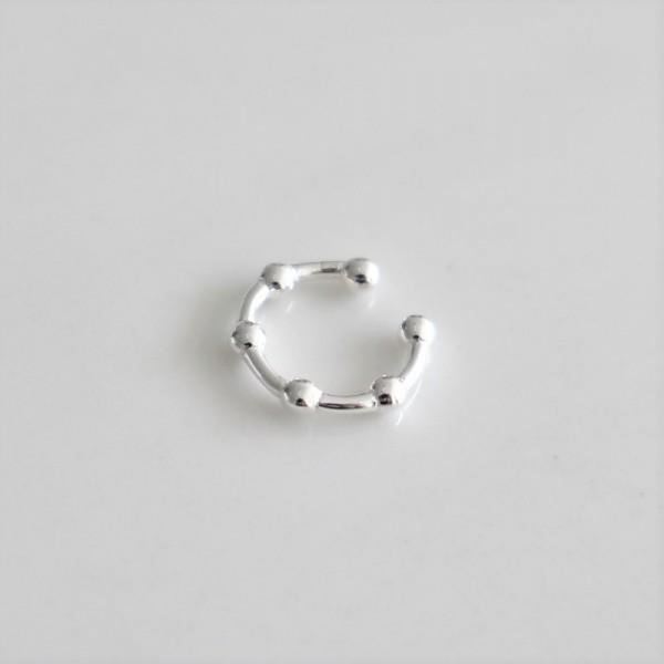 Ball earcuff Silver925 - 메인 이미지