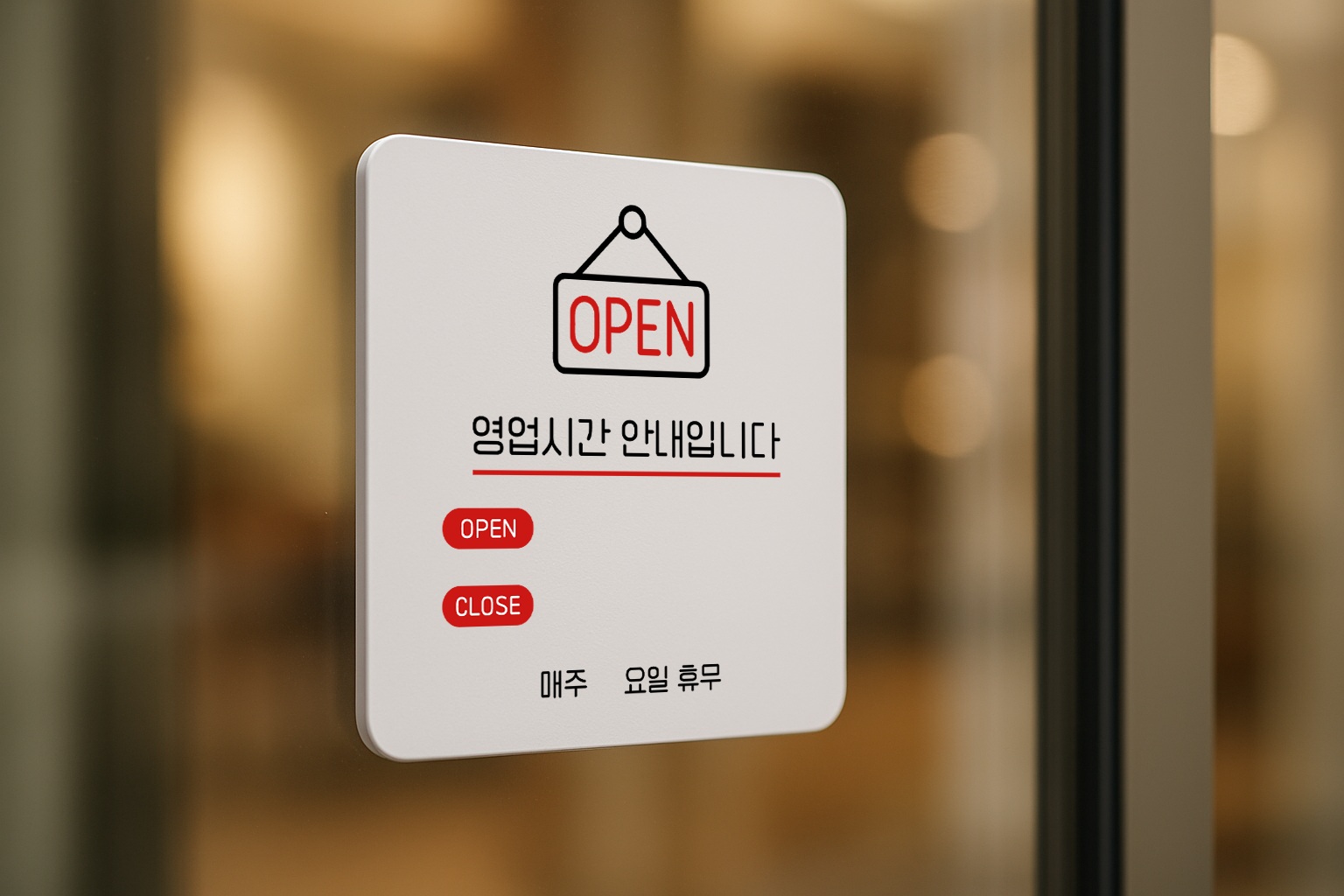 영업시간 오픈 클로즈 안내 표지판 099 100x100 - 상품 이미지