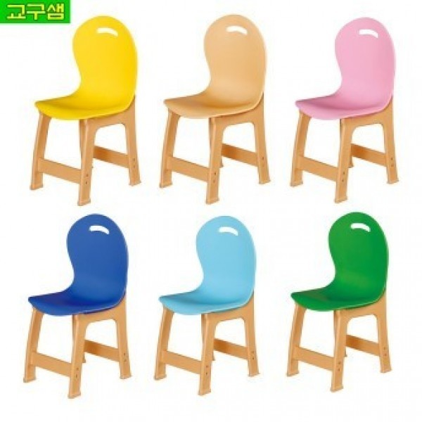 파스텔 어린이 의자 유치용 H66 - 상품 이미지