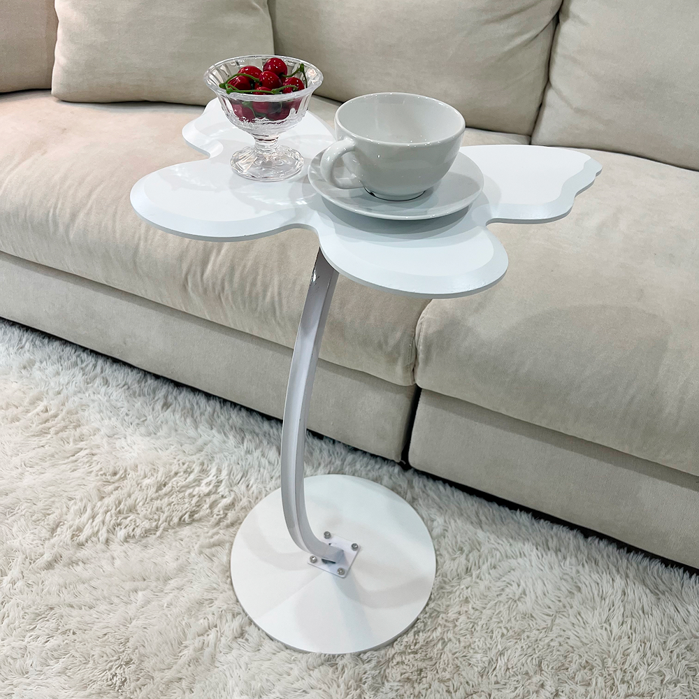 리빙밸류 나비 사이드테이블 소파 침대 책상 간이 미니 이동식 보조 탁자