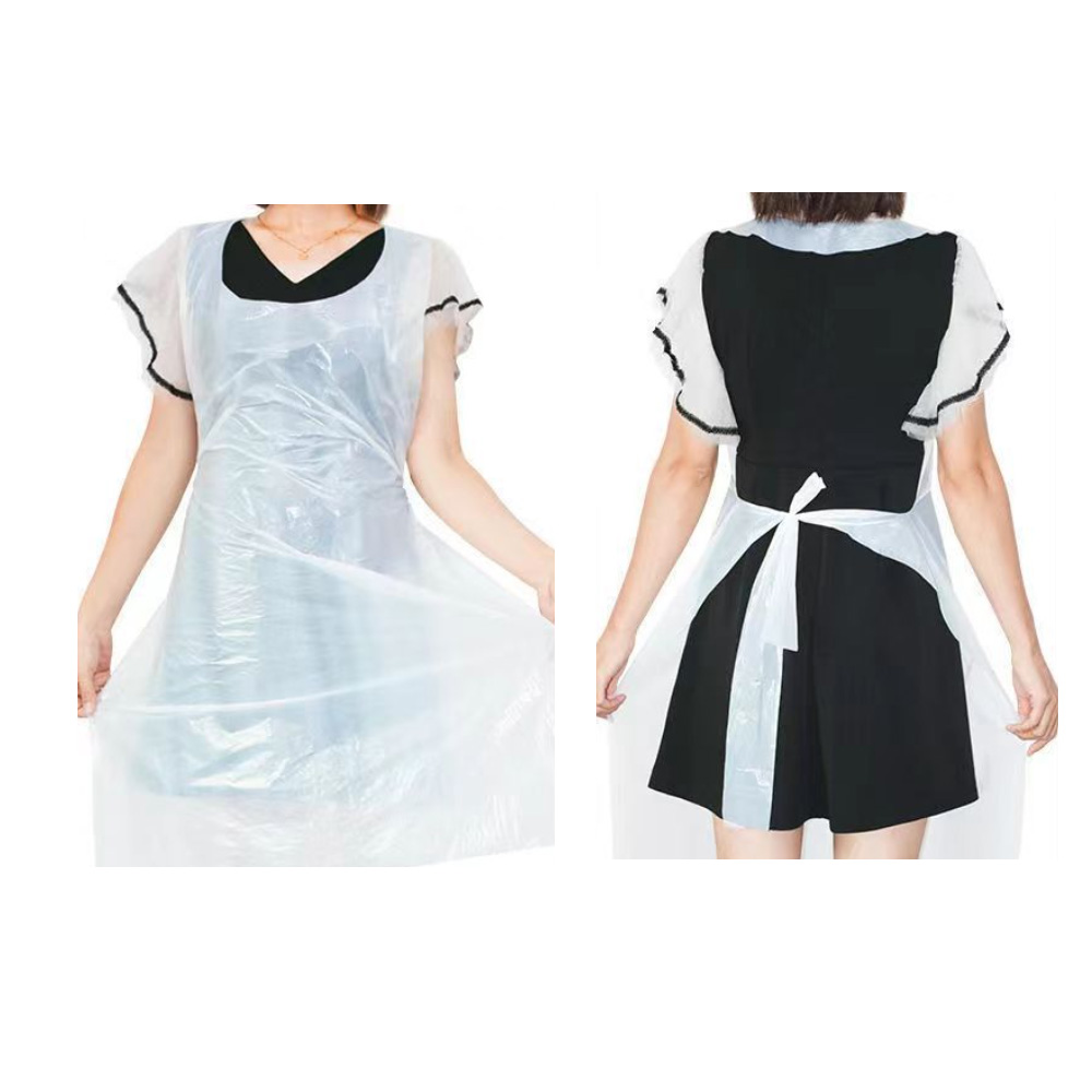 식당 주방 업소 김장 방수앞치마 목끈형 대형 117cm 100매