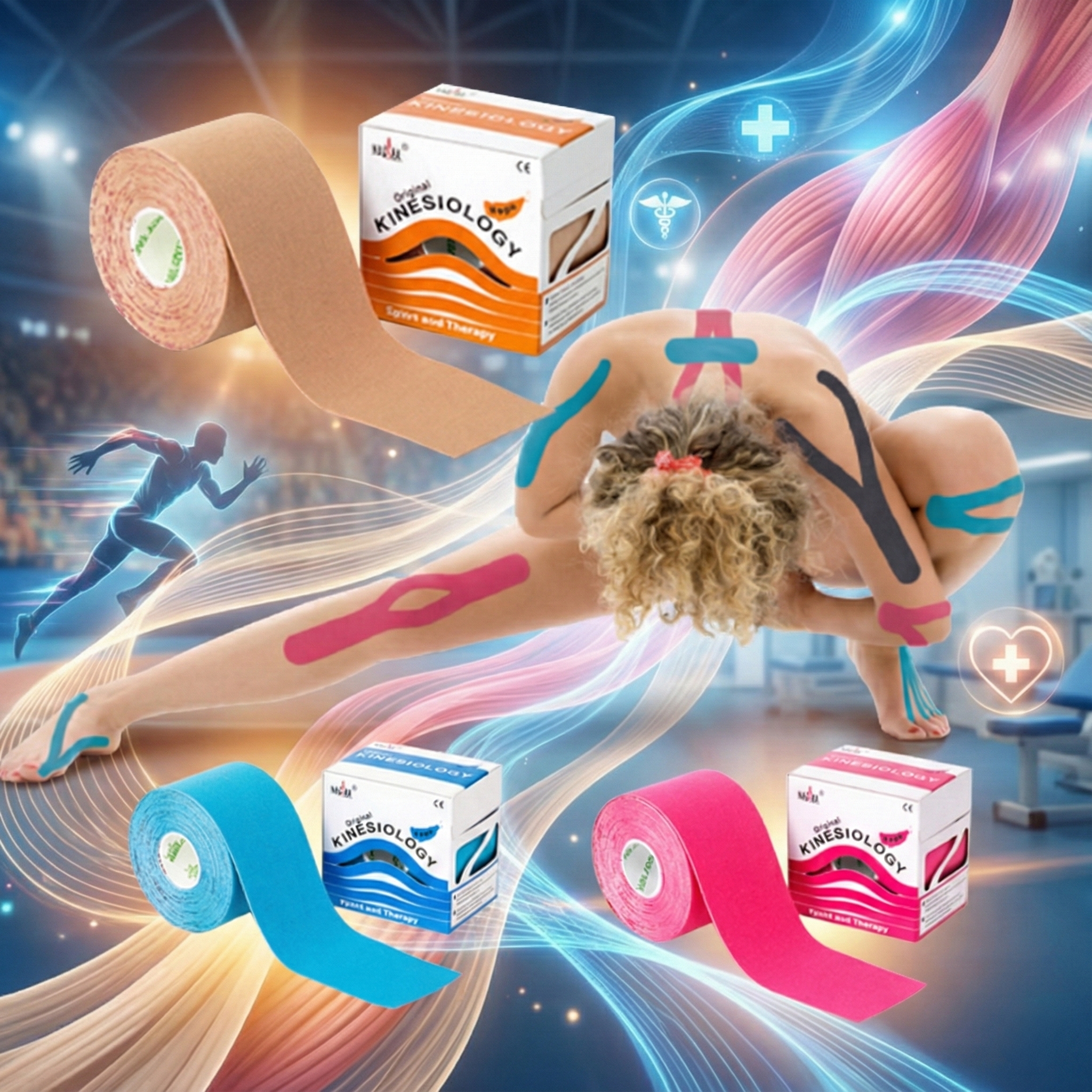 나사라 스포츠테이프 테이핑 키네시올로지 키네시오로지 발목 근육 헬스 러닝... 운동러 솔직 후기 | 실사용 리뷰 - 대표 이미지