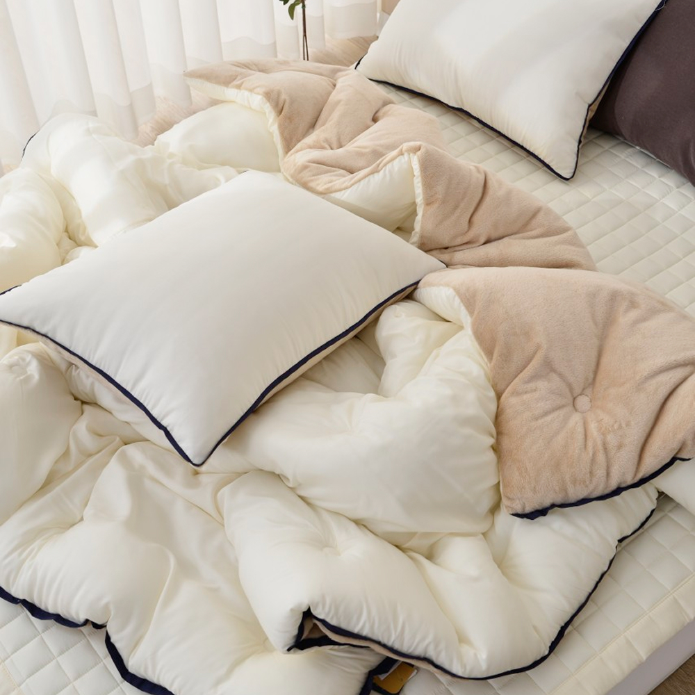 리빙밸류 구름 모달 극세사 겨울 차렵이불 부드러운 푹신한 따뜻한 두꺼운
