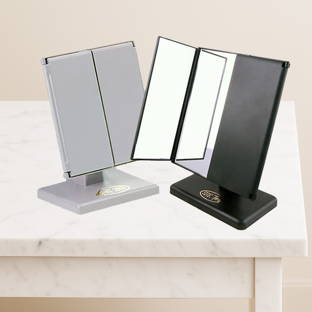 스타 미로라인 여닫이 형태 3면 스탠드거울 대