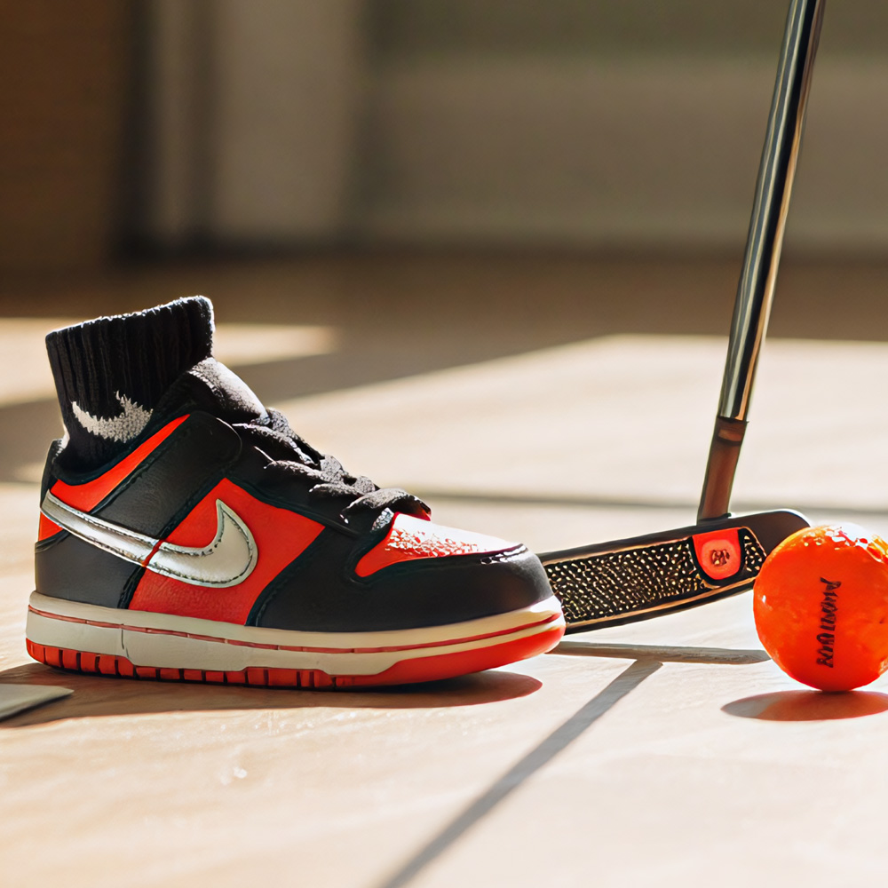 나이키 골프 퍼터커버 블레이드 신발 골프채 일자 덩크로우 피칸테레드 헤드커버 선물 홀더 제품 이미지