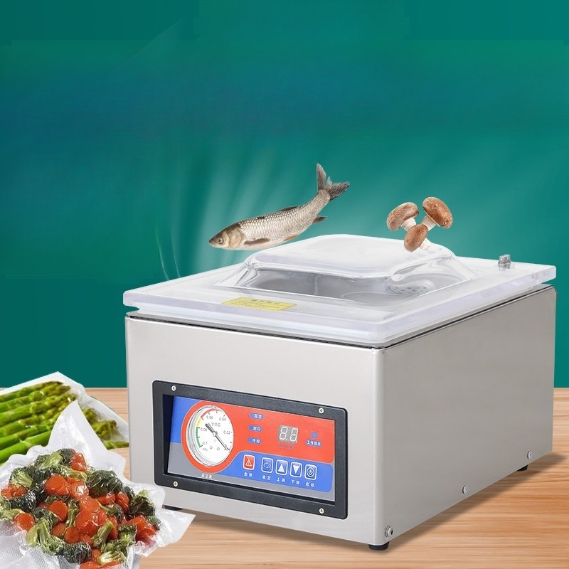 DZ-260C 음식 진공포장기 업소용 식당용 정육 수산물 농산물 전자동 압축 실링기 - 상세 이미지 2