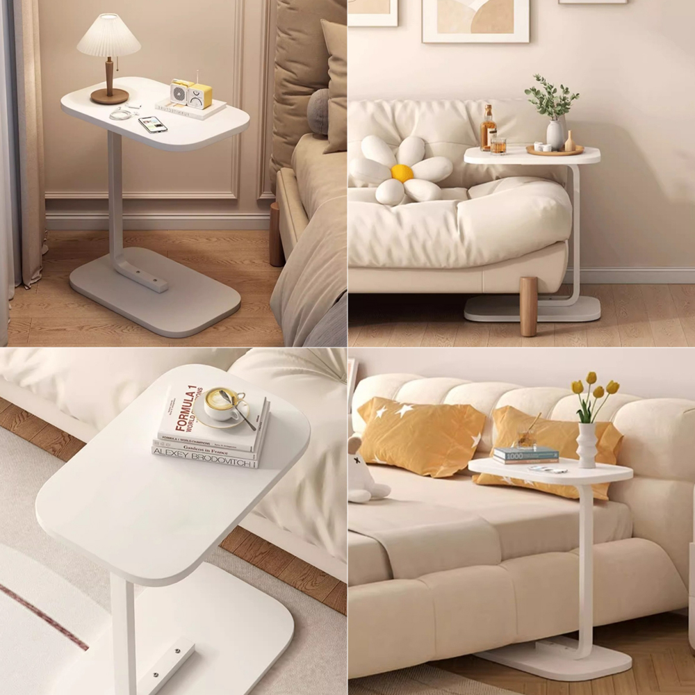 [큰손할인] 사이드테이블 이동 틈새 침대 협탁 쇼파 소파 화이트 미니 보조