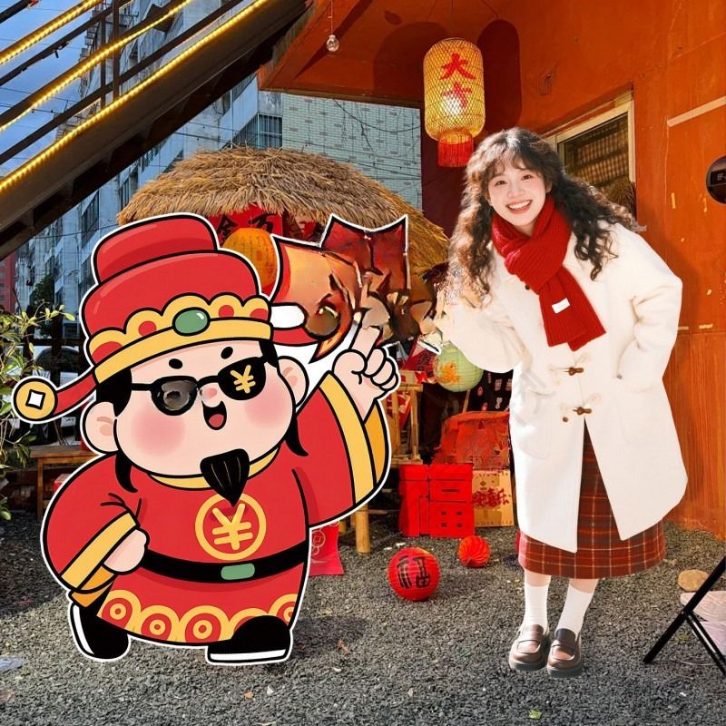 2026 마년 원단 춘절 학교 유치원 상가 KT 보드 스탠드 촬영 장식 장면 분위기 느낌 배치 - 상세 이미지 4