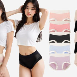 밀라노 투톤 모달 여성속옷 편한 노라인 심리스 햄라인 쿨 하이웨스트 면 ... 착용 후기 | 사이즈/핏 총정리 - 상품 이미지 3