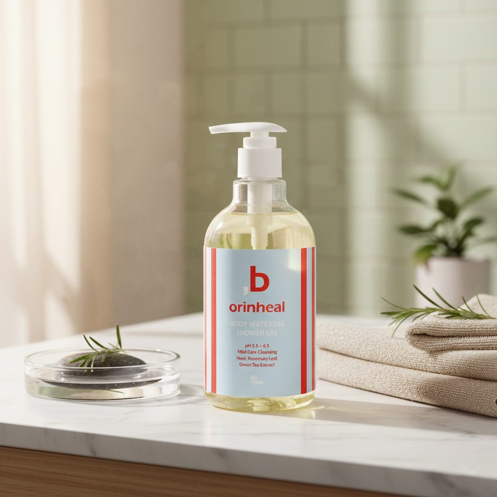 오린힐 바디 워터링 샤워젤 400ml 약산성 비건인증 은은한 로즈마리향 - 상세 이미지 4