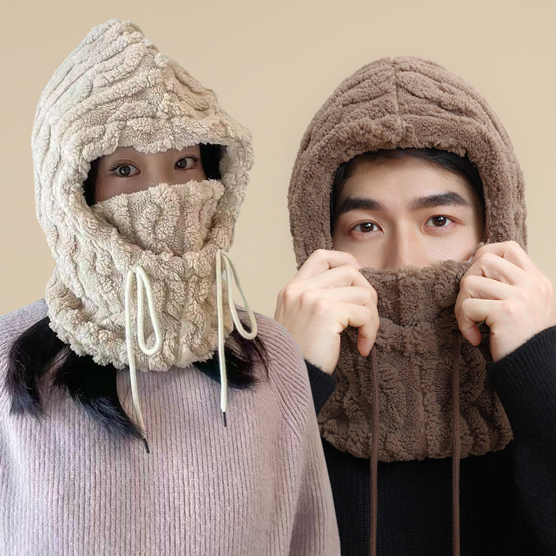 겨울 모자 마스크 목도리 귀마개 남성 여성 방한 따뜻 - 상품 이미지