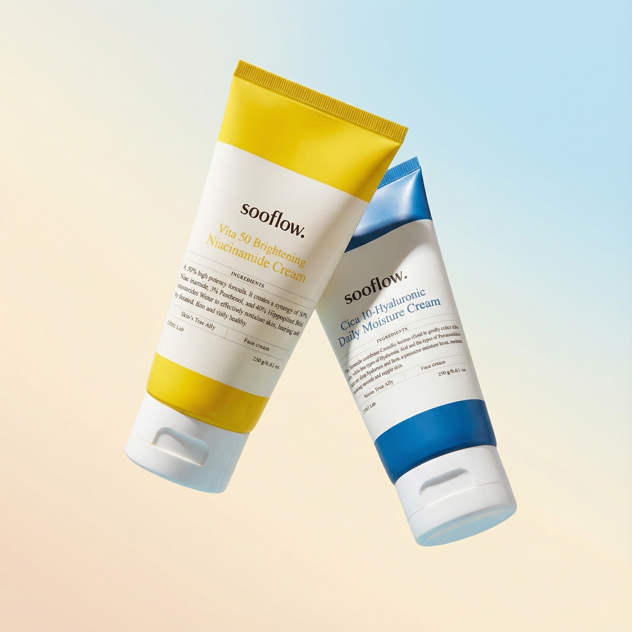 1+1 비타민 b3 수분 보습 영양 탄력 주름 개선 크림 시카 히알루론산 나이아신아마이드