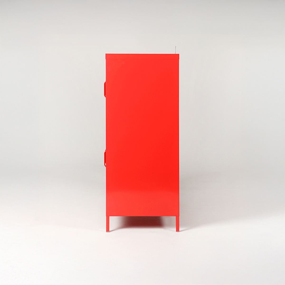 MKB 캐비넷 4문 수납장 9131110 913x455x1110mm, 2단, 레드 8618.9340 이미지 8