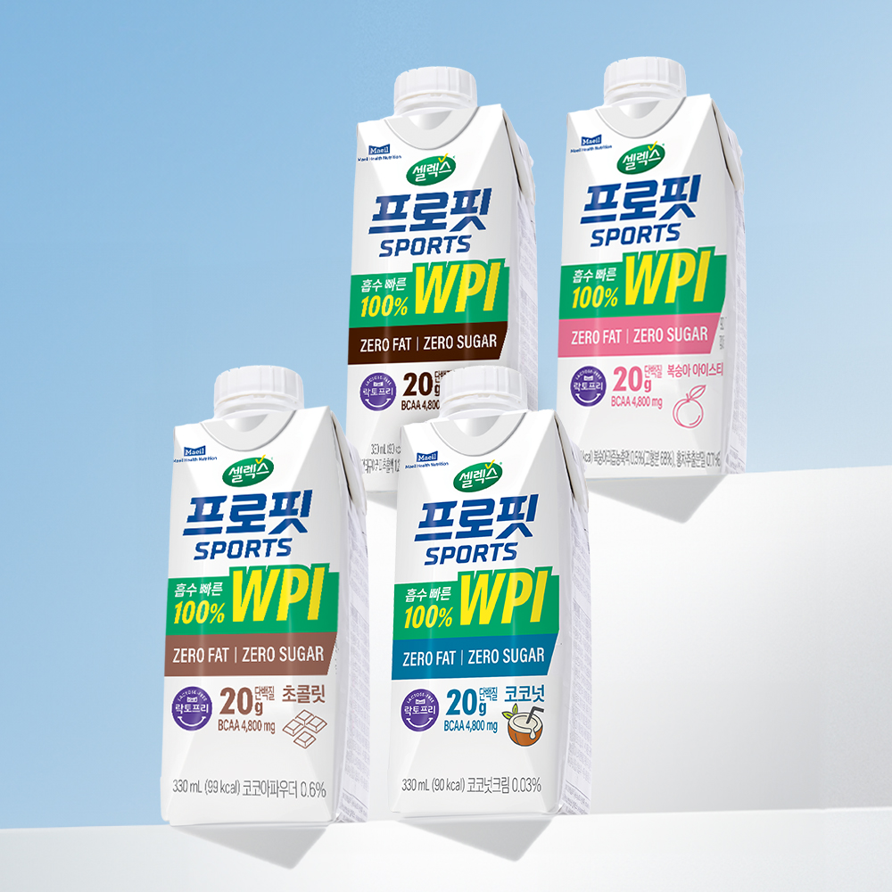 셀렉스 프로핏 WPI 드링크 골라담기 2박스 (총 24입) 제품 이미지