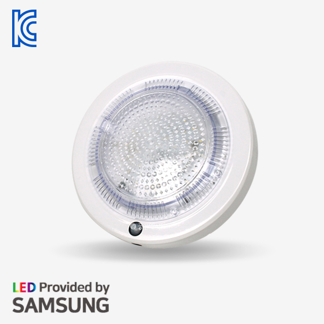 LED 센서등 크리스탈 원형 15W 현관 복도 베란다 계단 조명 - 상세 이미지 2