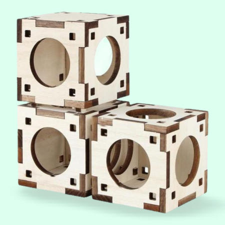 비즈니스마켓협력사 목재 구조 조립 체험용 동물 놀이 공간 만들기 키트