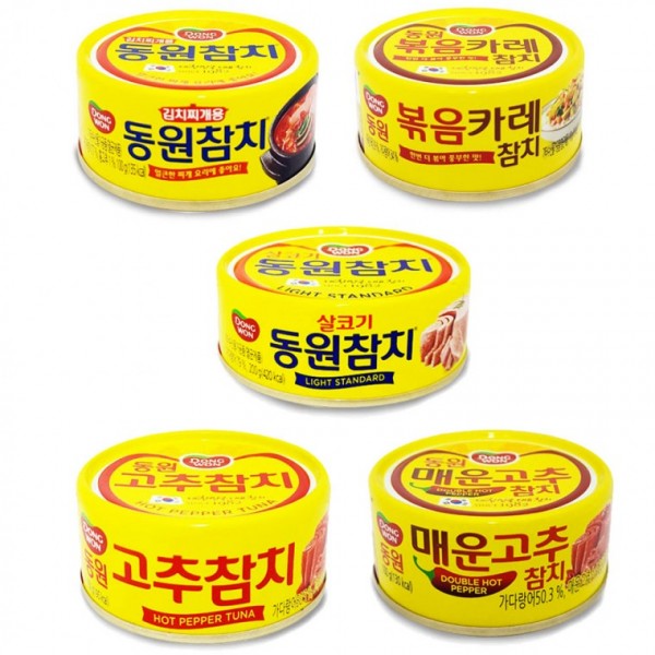 참치캔 참치 통조림 고추참치 김치찌개용 매콤참치 고추 볶음카레 매운 동원 매운고추 - 메인 이미지