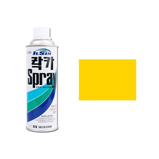 일신 스프레이락카 420ml 황색(326) 박스(40개입) - 상품 이미지