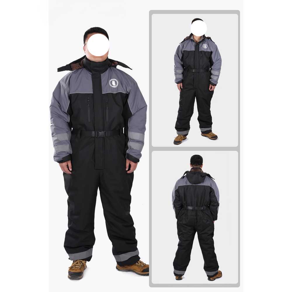 스즈키복 방한복 겨울 작업복 보온 상하의 야외용 A형 블랙(M-4XL) - 상품 이미지