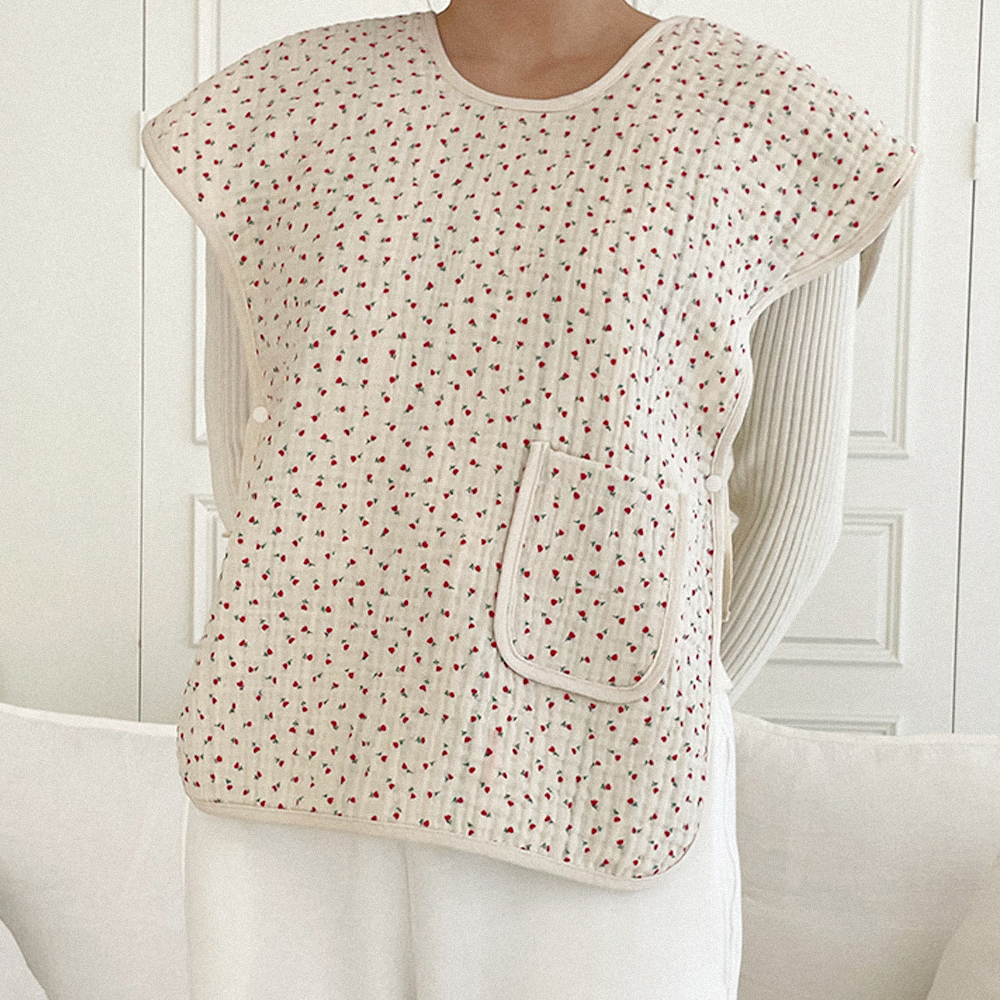 베이비소풍 방수 엄마 턱받이 / 엄턱 육아 앞치마 수유 트림 패드 육아조끼