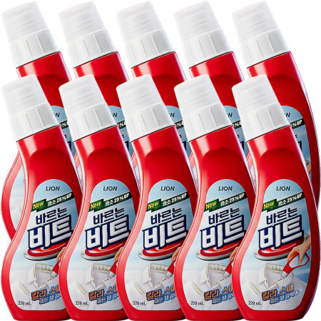 라이온코리아 비트 바르는 찌든때 전용 220ml 10개