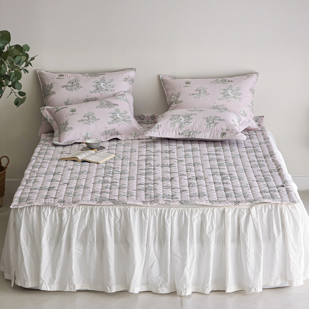 아르떼베딩 뮬리 고정밴드 부드러운 침대패드 매트리스 이불 깔개 알러지케어 패드 Q