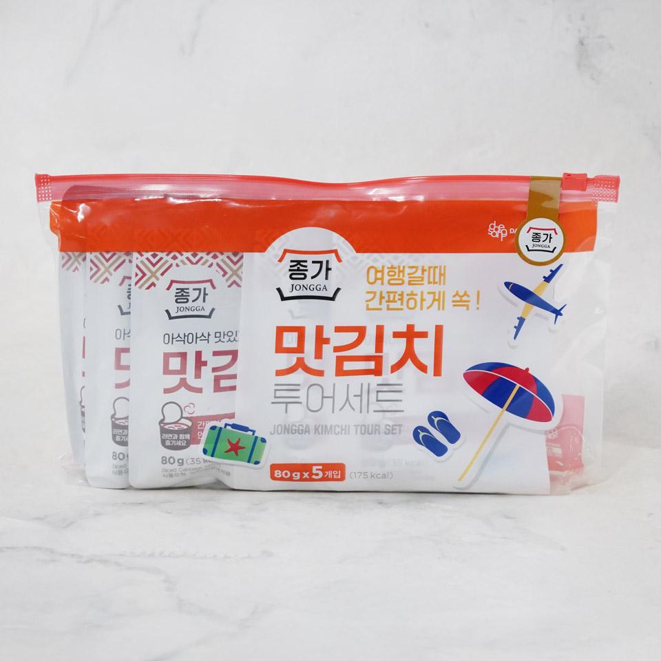 메가마트 대상 종가 투어 맛김치 80gx5 - 상품 이미지
