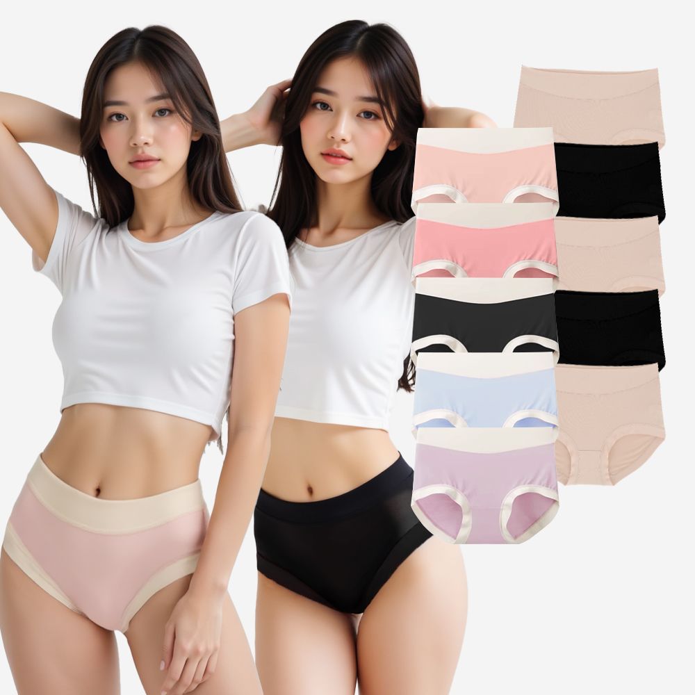 순면 여성팬티 모달 빅사이즈 심리스 여자 노라인 무봉제 면 햄팬티 제품 이미지