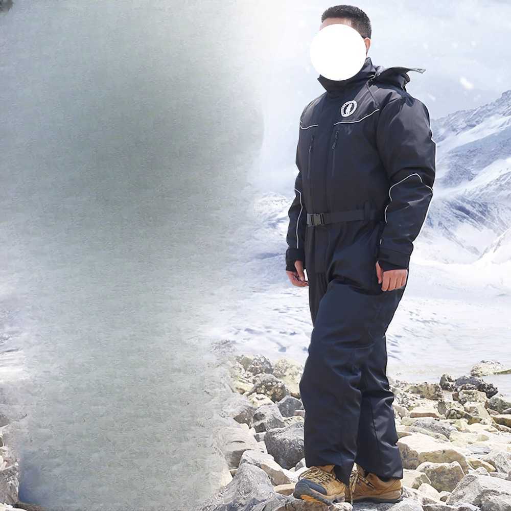 스즈키복 방한복 겨울 작업복 보온 상하의 야외용 A형 블랙(M-4XL) - 상세 이미지 3