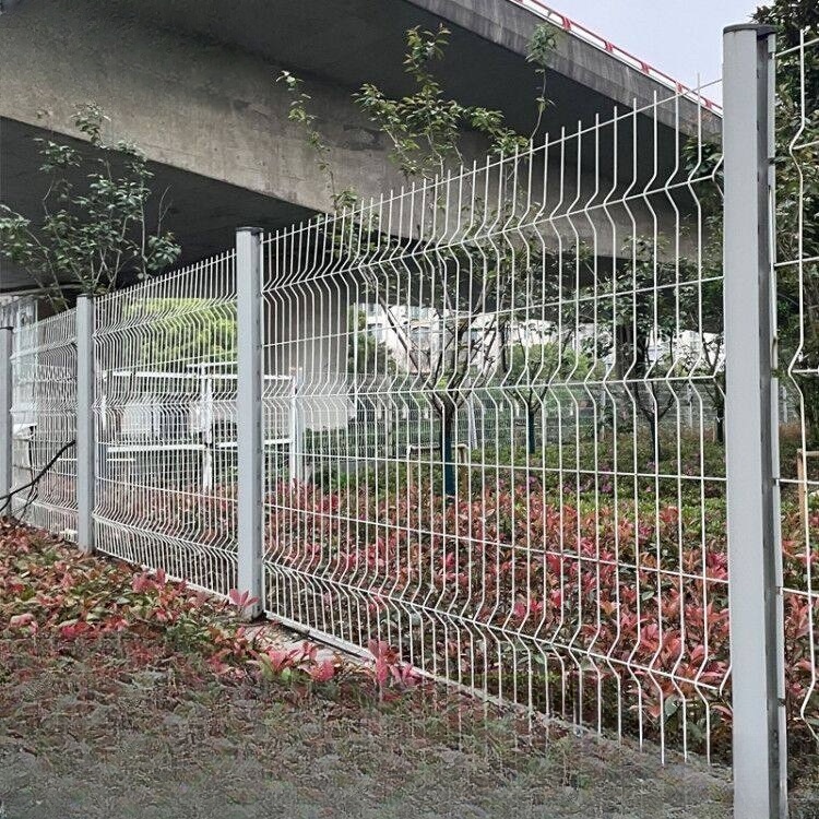 출입문 펜스 대문 아연도금 철제 분체도장 용접 와이어메쉬 하단곡선형 대형 공장 주차장 - 상세 이미지 2