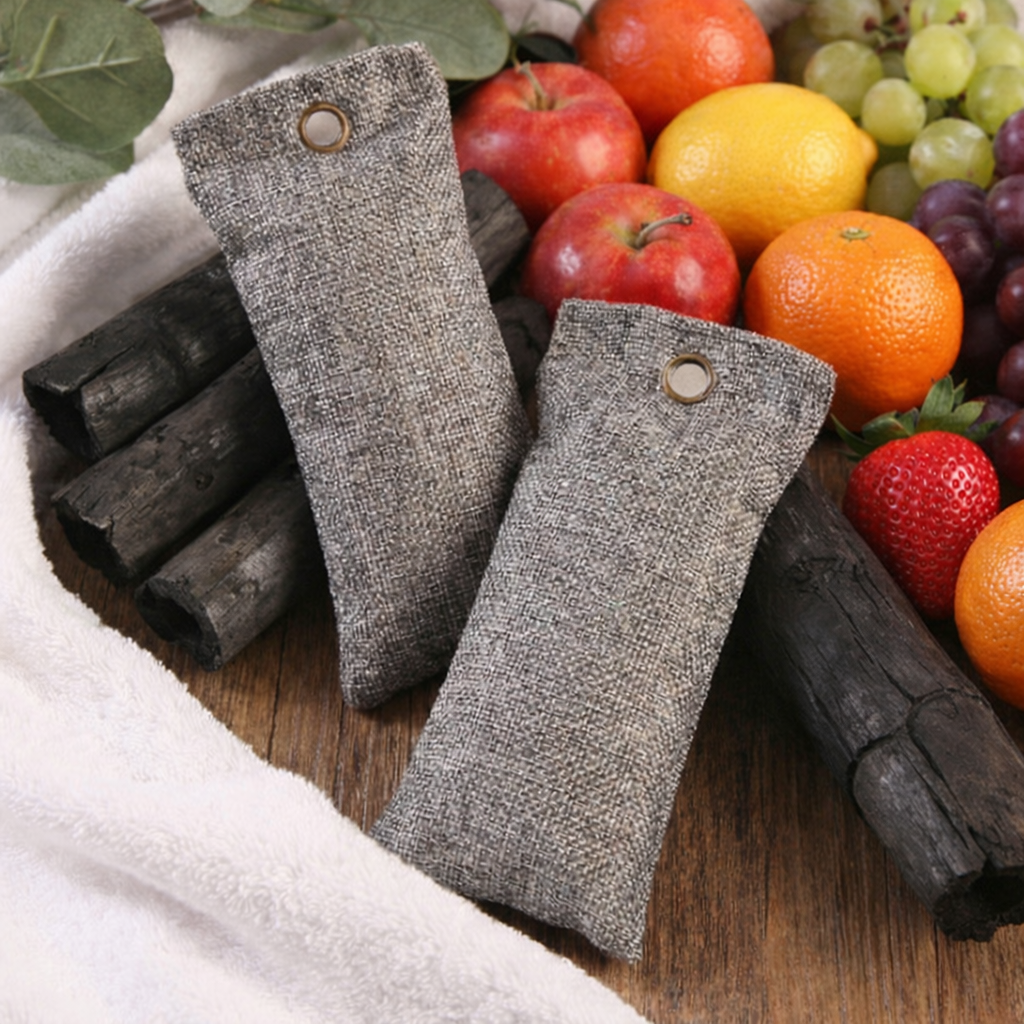이놀 대나무 숯 냉장고 탈취제 냉동고 냄새제거 김치 냉동실 탈취 무향 75g 2개 - 상품 이미지
