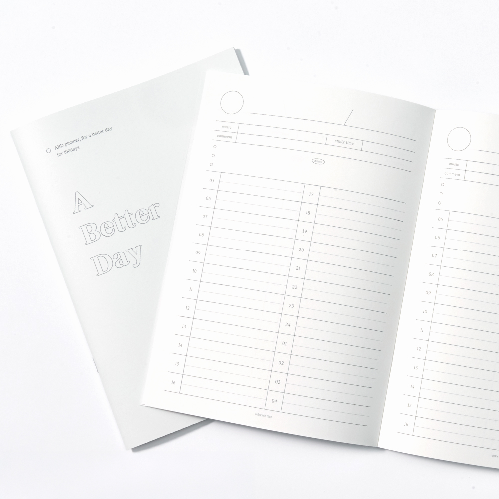 컬러미블루 ABD 플래너 (30분 단위 계획 플래너) 제품 이미지