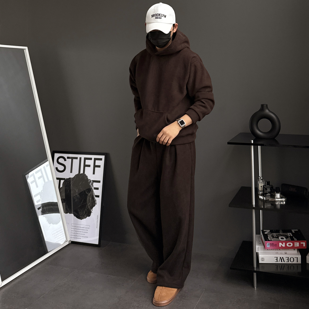 남자코듀로이세트 남자셋업 기모트레이닝복세트 기모후드셋업 이미지 7