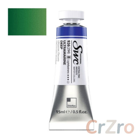 나랑다랑해협력사 신한 SWC 수채화물감 카드뮴 그린 15ml 3개입 전문가용 미술 화구 디자인 용품 구성