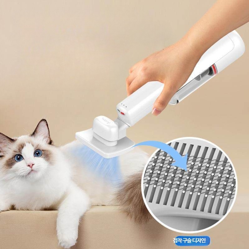 고양이 브러시 반려동물 털제거기 애완동물 털청소 제거 청결 관리용품 란 - 수동 롤러 접착 브러시 - 정전기 흡착 - 상세 이미지 3