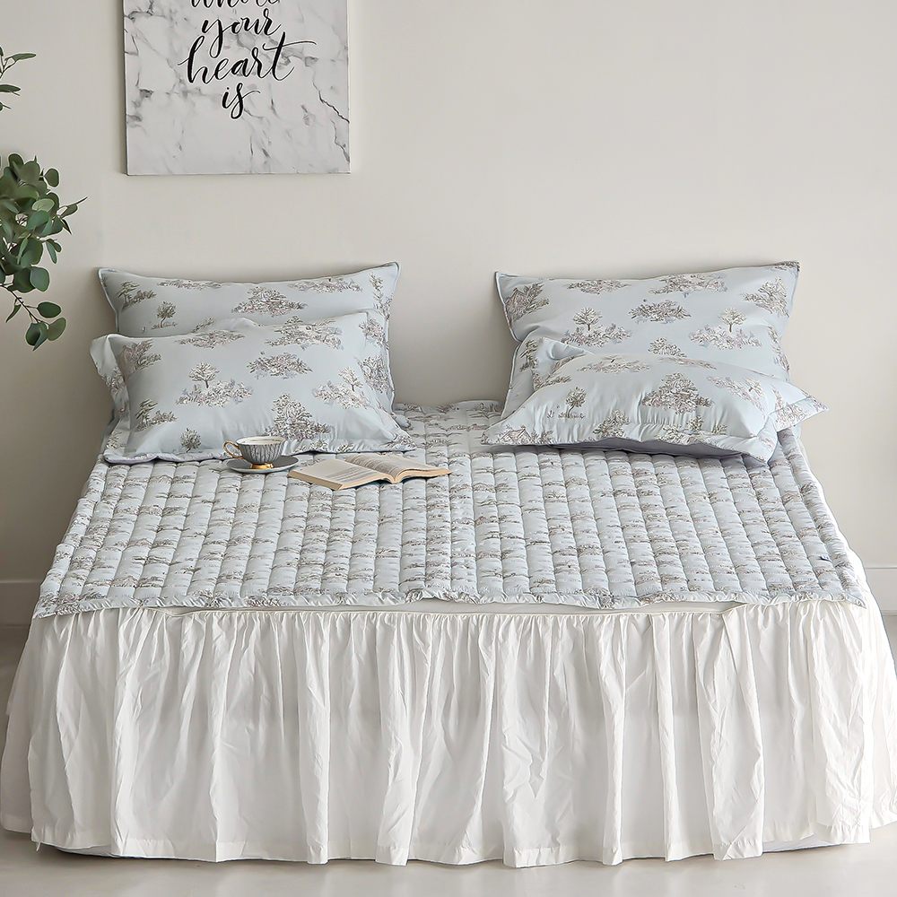 아르떼베딩 뮬리 고정밴드 부드러운 침대패드 매트리스 이불 깔개 알러지케어 패드 Q