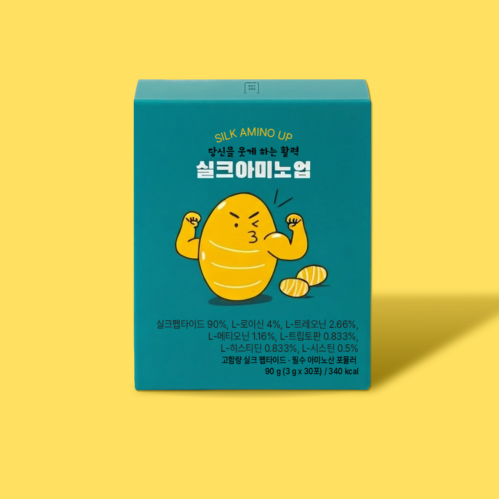 실크아미노산 실크 아미노업 파우더 100 로이신 아미노산 단백질 영양제 30포, 1박스 - 상품 이미지